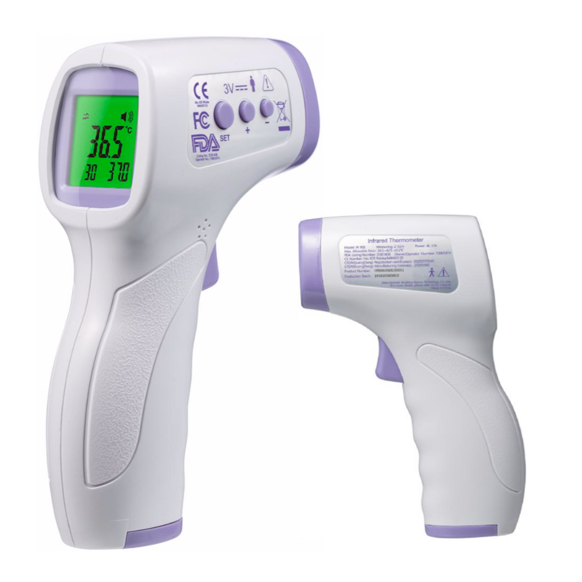 Pack of 50) FDA Certified Contactless Infrared Thermometer –