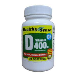 Vitamin D3 400IU 24 Softgels