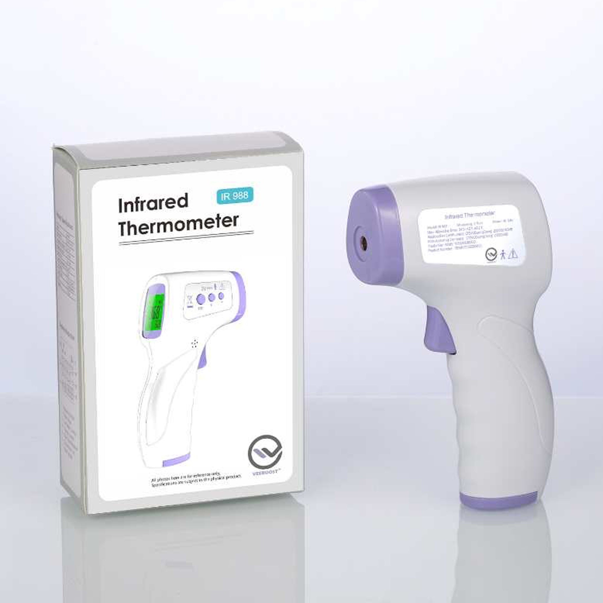 Dual Mode Contactless Digital Infrared Thermometer (FDA Approved)